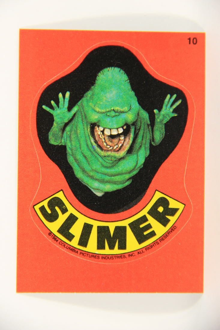Fright Flicks 1988 Trading Card Sticker #10 Slimer - Ghostbusters ENG Topps L021972