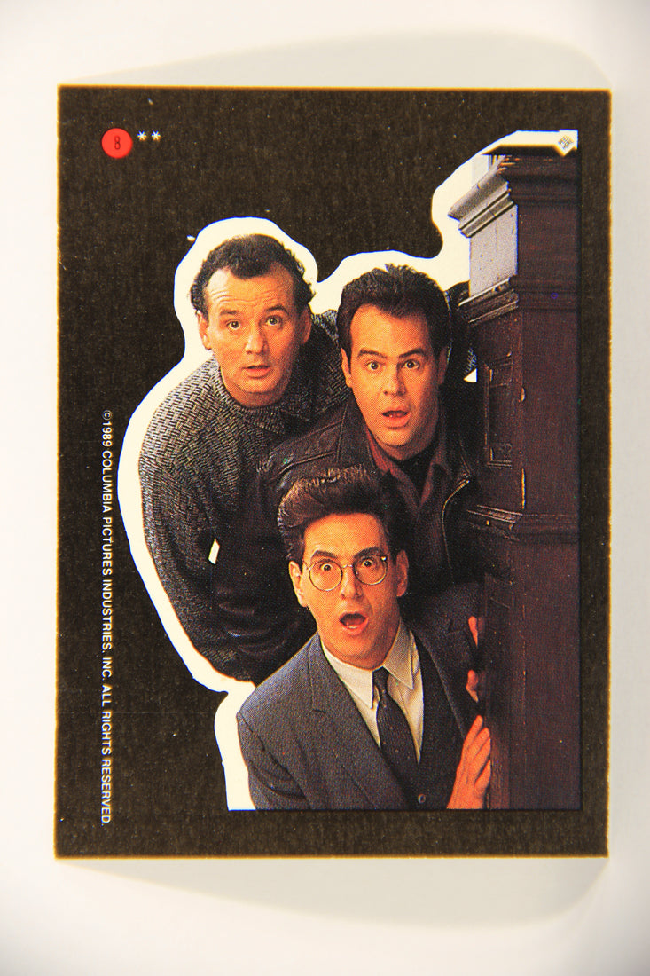 Ghostbusters II 1989 Trading Card Sticker #8 Peter Ray Egon L021973