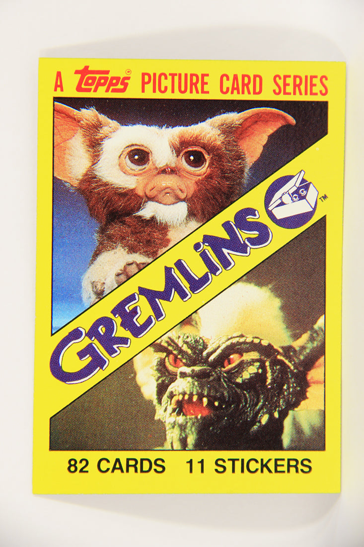Gremlins 1984 Trading Card #1 Gremlins ENG Topps Title Card L021975
