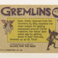 Gremlins 1984 Trading Card #56 Kate's Revelation ENG Topps L021978