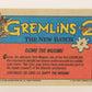 Gremlins 2 The New Batch 1990 Trading Card #2 Gizmo The Mogwai ENG L021980