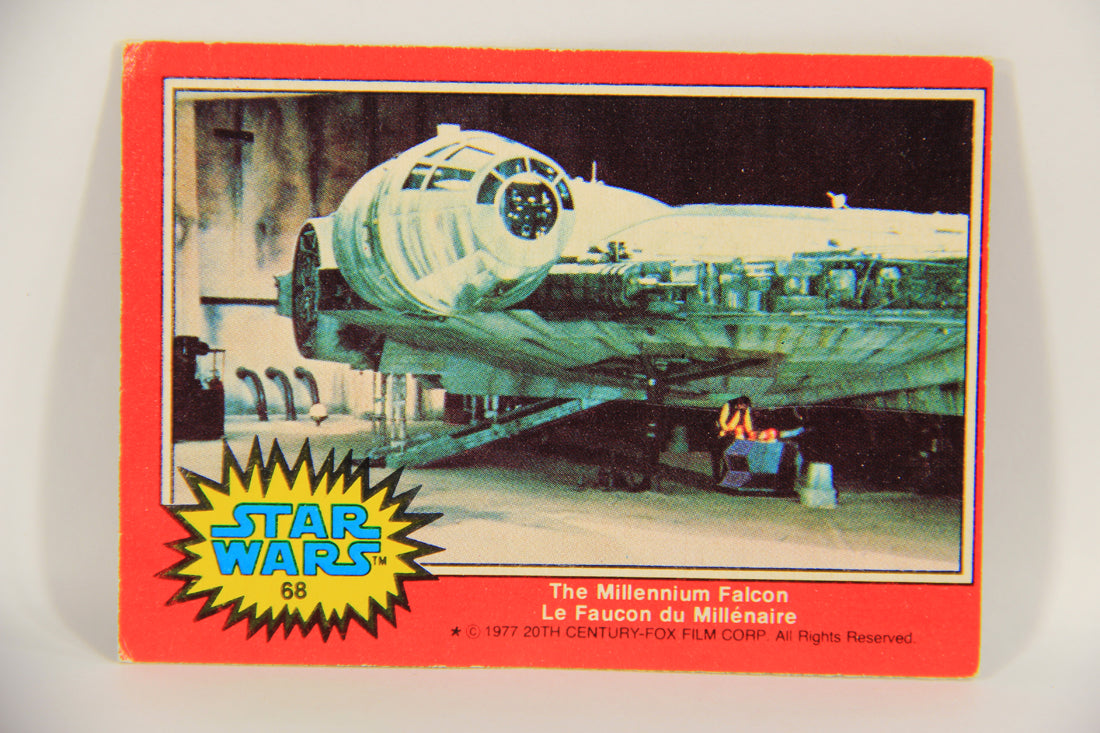 Star Wars 1977 Trading Card #68 The Millennium Falcon FR-ENG O-Pee-Chee L021993
