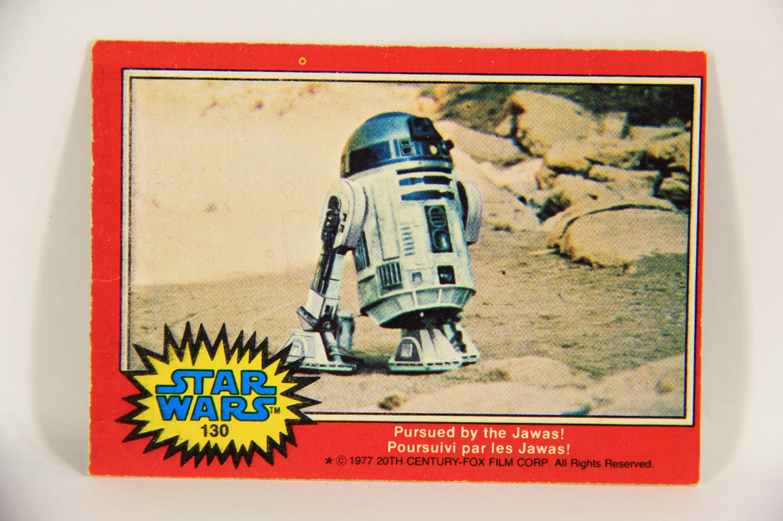 Star Wars 1977 Trading Card #130 Pursued By The Jawas FR-ENG OPC L021996