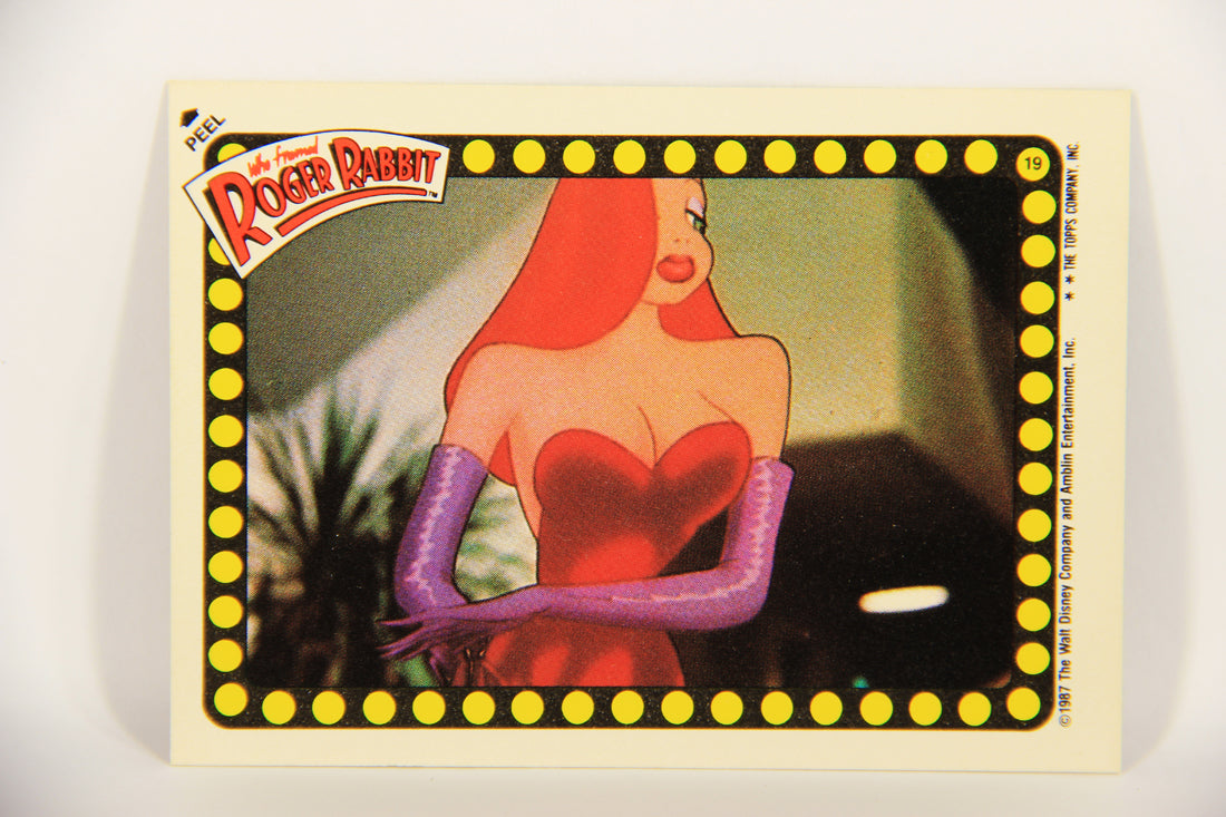 Who Framed Roger Rabbit 1988 Trading Card Sticker #19 Bewitching Jessica ENG L021998