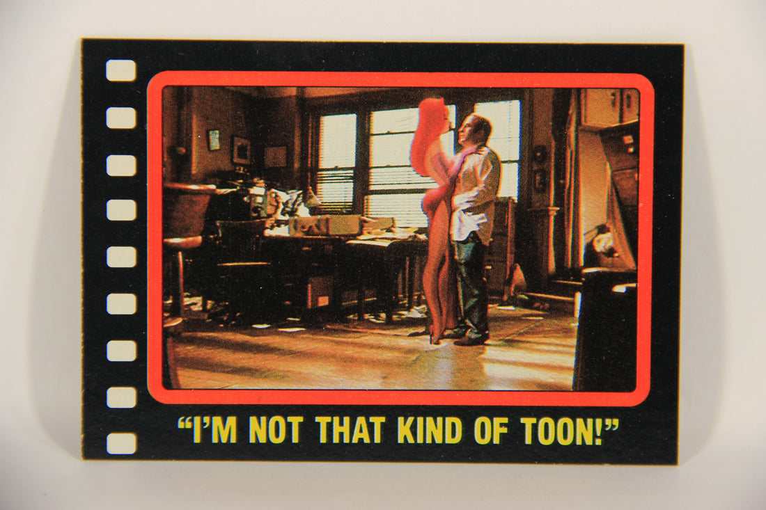 Who Framed Roger Rabbit 1988 Trading Card #65 I'm Not That Kind Of Toon ENG L022002