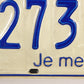 Canada Quebec 1979 License Plate #273H877 Cars - Automobiles L022004