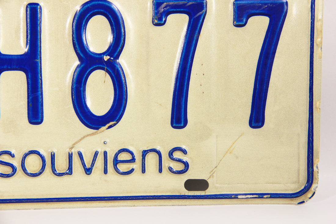 Canada Quebec 1979 License Plate #273H877 Cars - Automobiles L022004