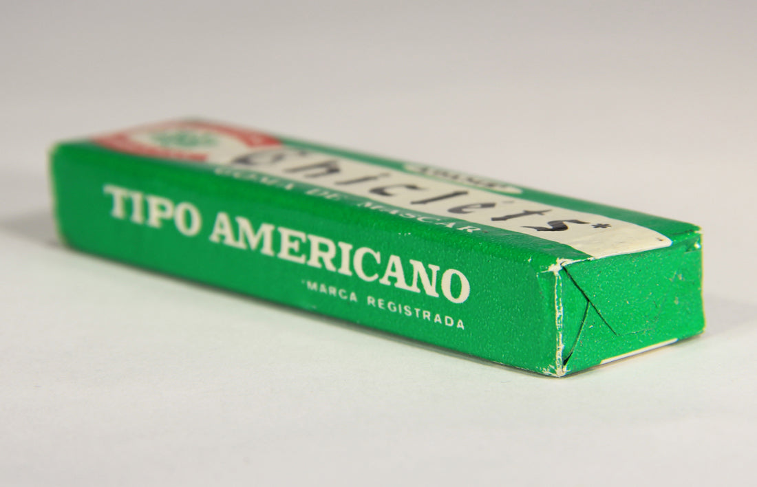 Chicléts 1960's Vintage Mexico Sealed Gum Pack Yerba Buena Goma De Mascar Spearmint L022006