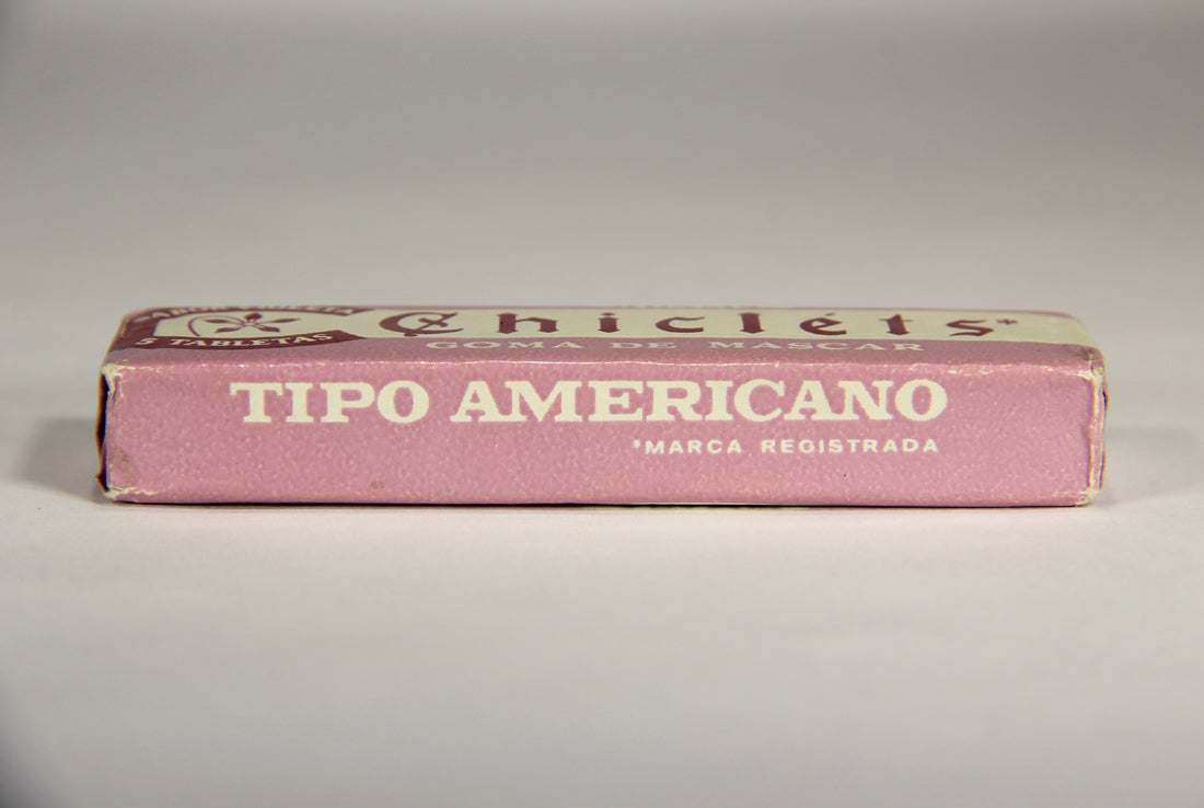 Chicléts 1960's Vintage Mexico Sealed Gum Pack Sabor Violeta Goma De Mascar Violette L022007