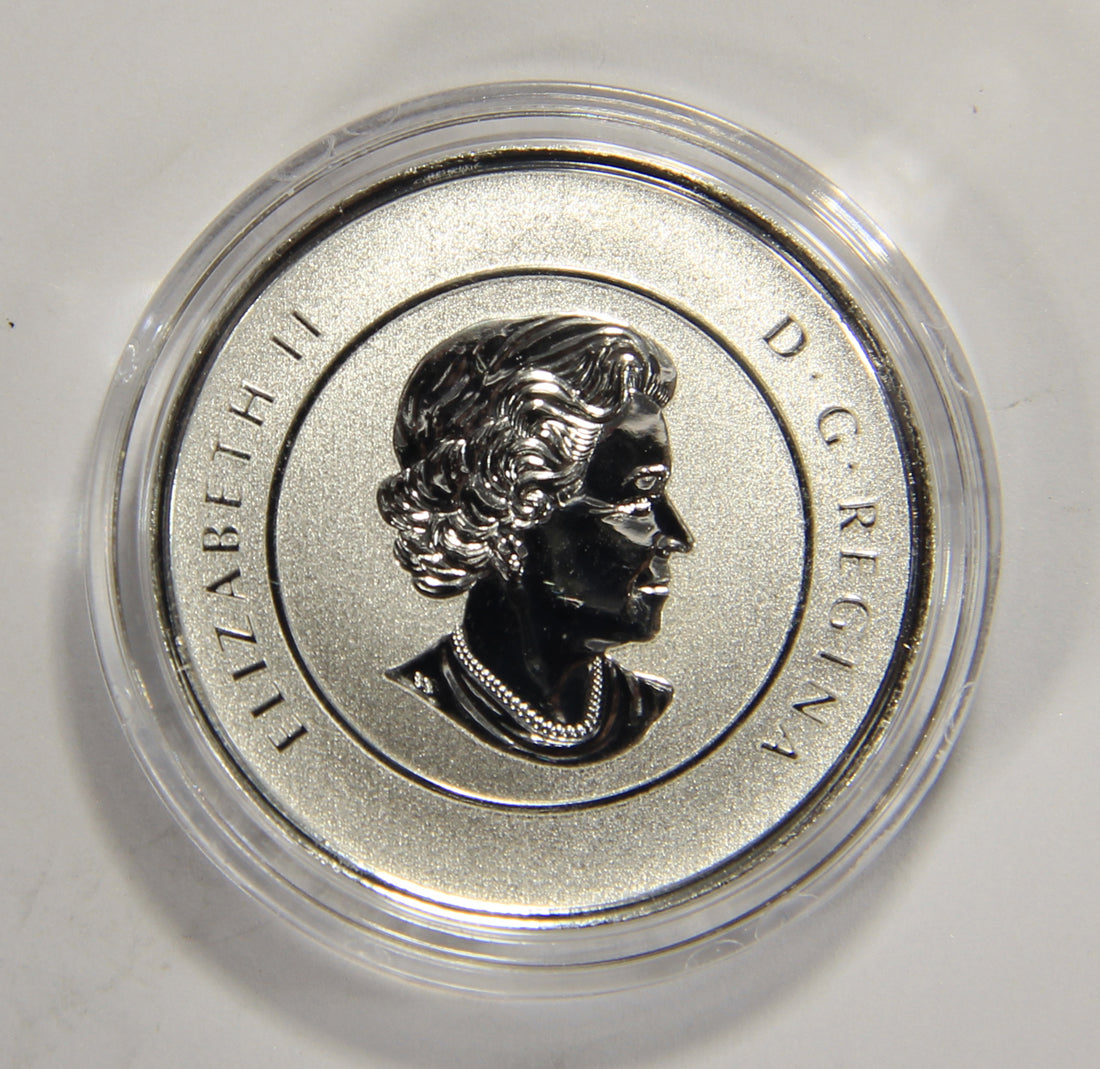 2014 Canada $20 Dollars Bobcat Silver Coin .9999 Twenty Dollars 1/4 oz L022012