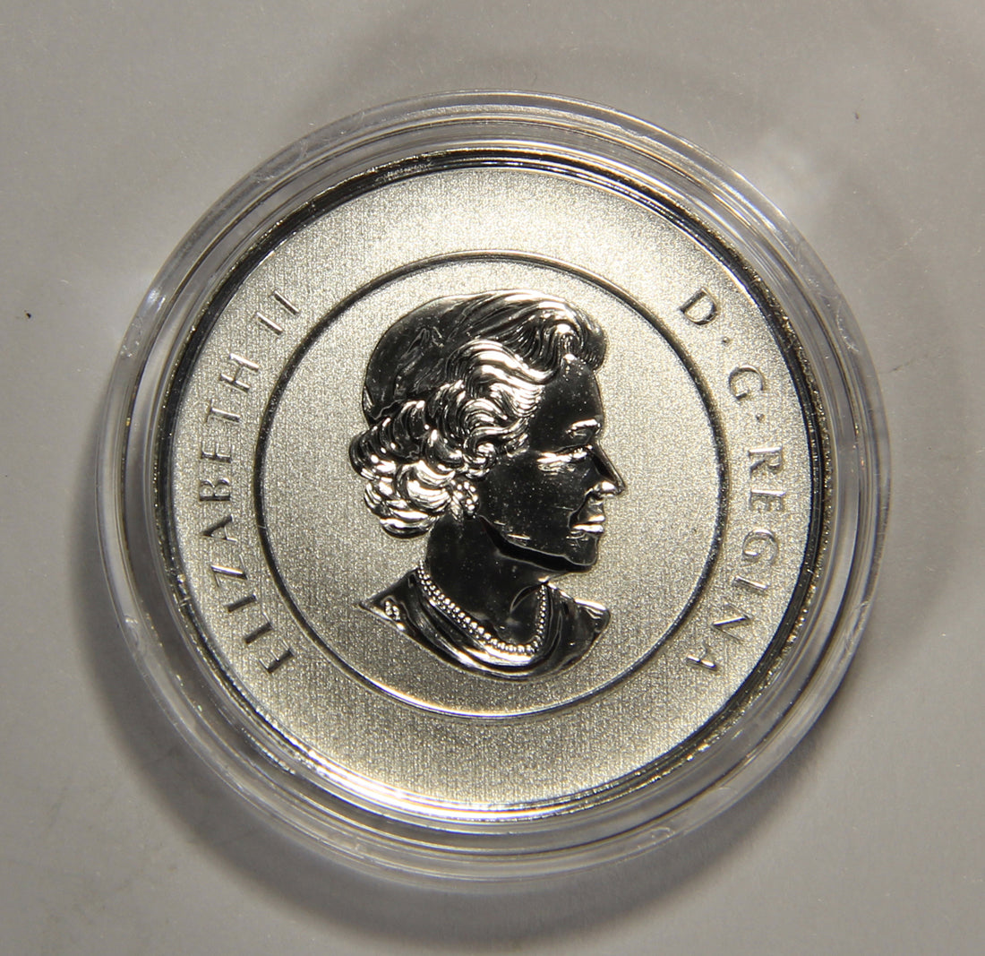 2014 Canada $20 Dollars Bobcat Silver Coin .9999 Twenty Dollars 1/4 oz L022012