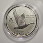 2014 Canada $20 Dollars Flying Goose Silver Coin .9999 Twenty Dollars 1/4 oz L022014
