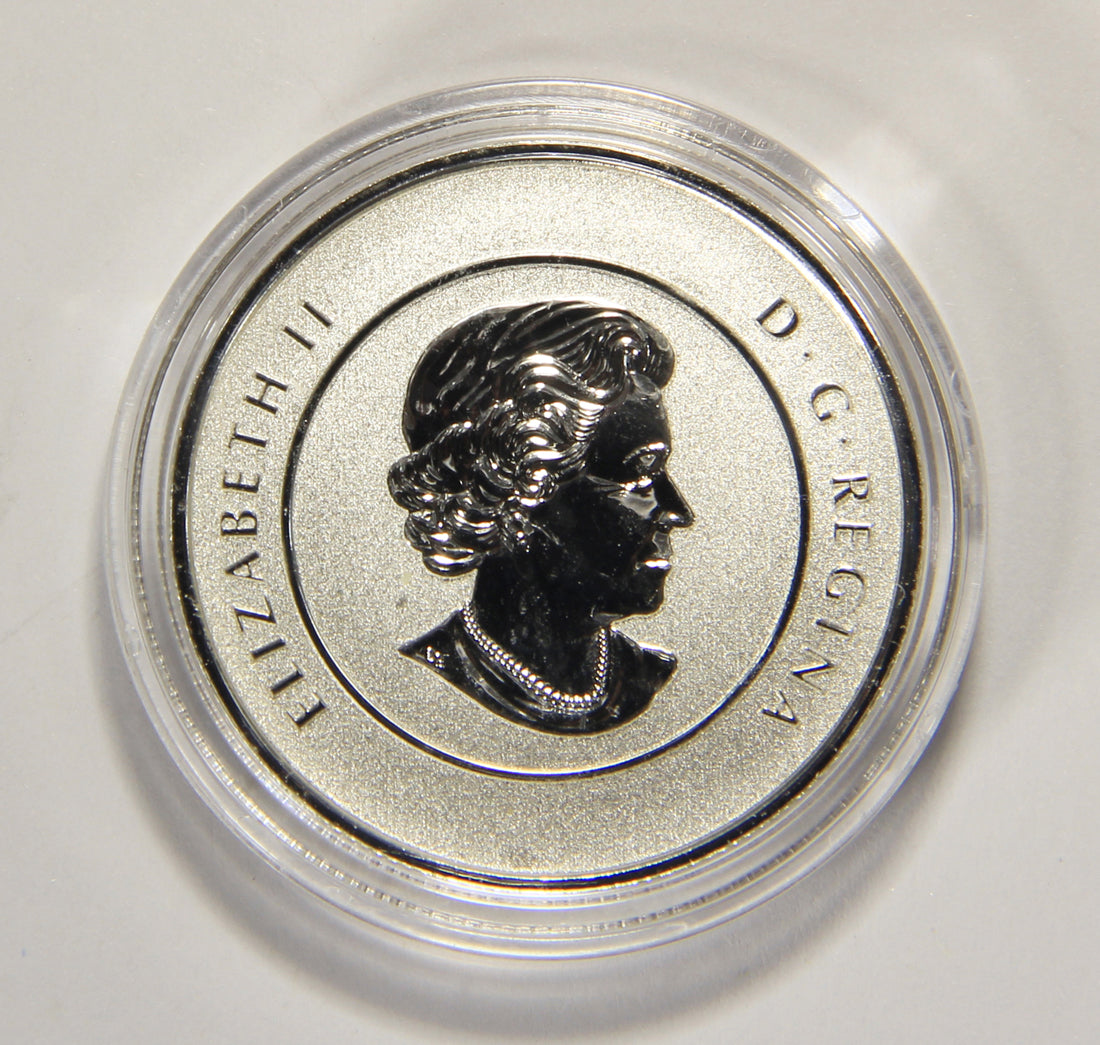 2014 Canada $20 Dollars Flying Goose Silver Coin .9999 Twenty Dollars 1/4 oz L022014
