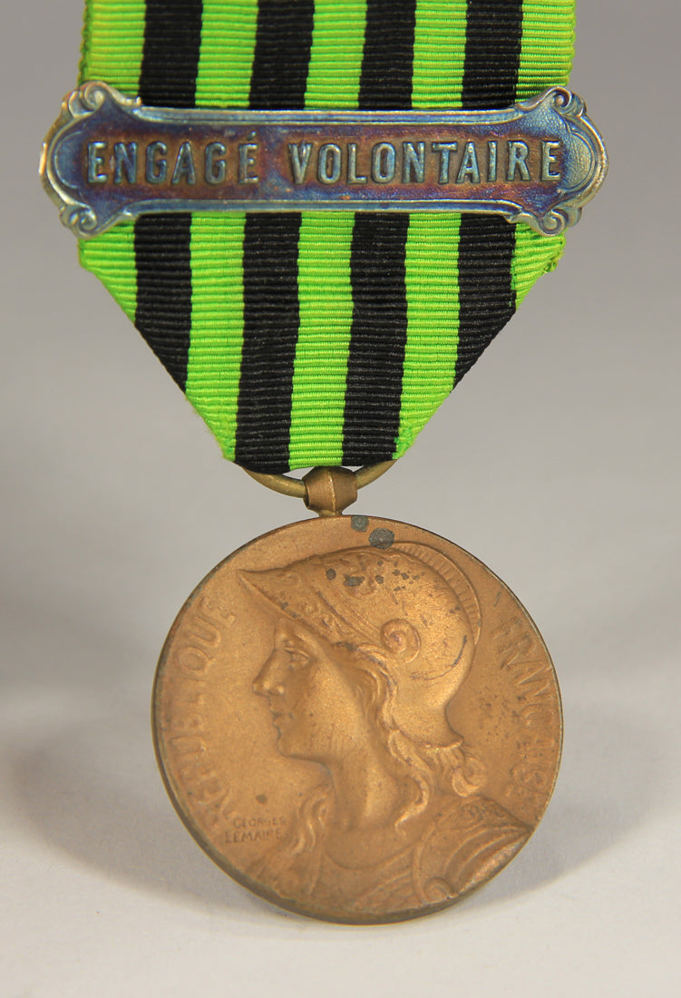 France 1911 Médaille Commémorative De La Guerre 1870-71 Engagé Volontaire Bronze L022018