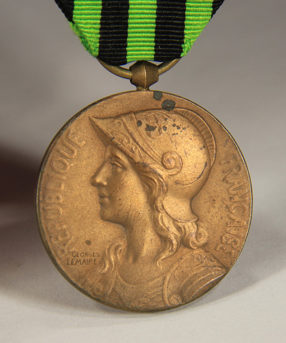 France 1911 Médaille Commémorative De La Guerre 1870-71 Engagé Volontaire Bronze L022018