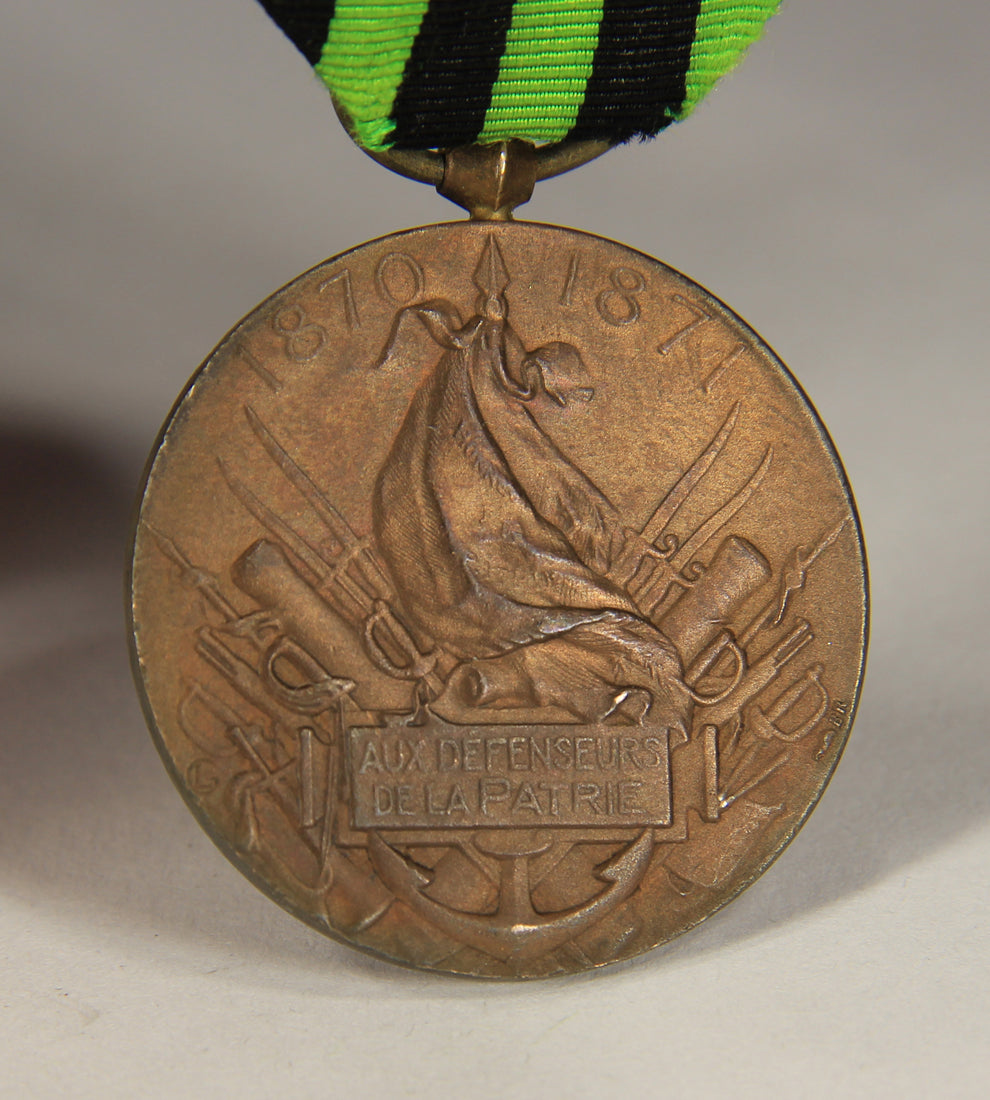 France 1911 Médaille Commémorative De La Guerre 1870-71 Engagé Volontaire Bronze L022018