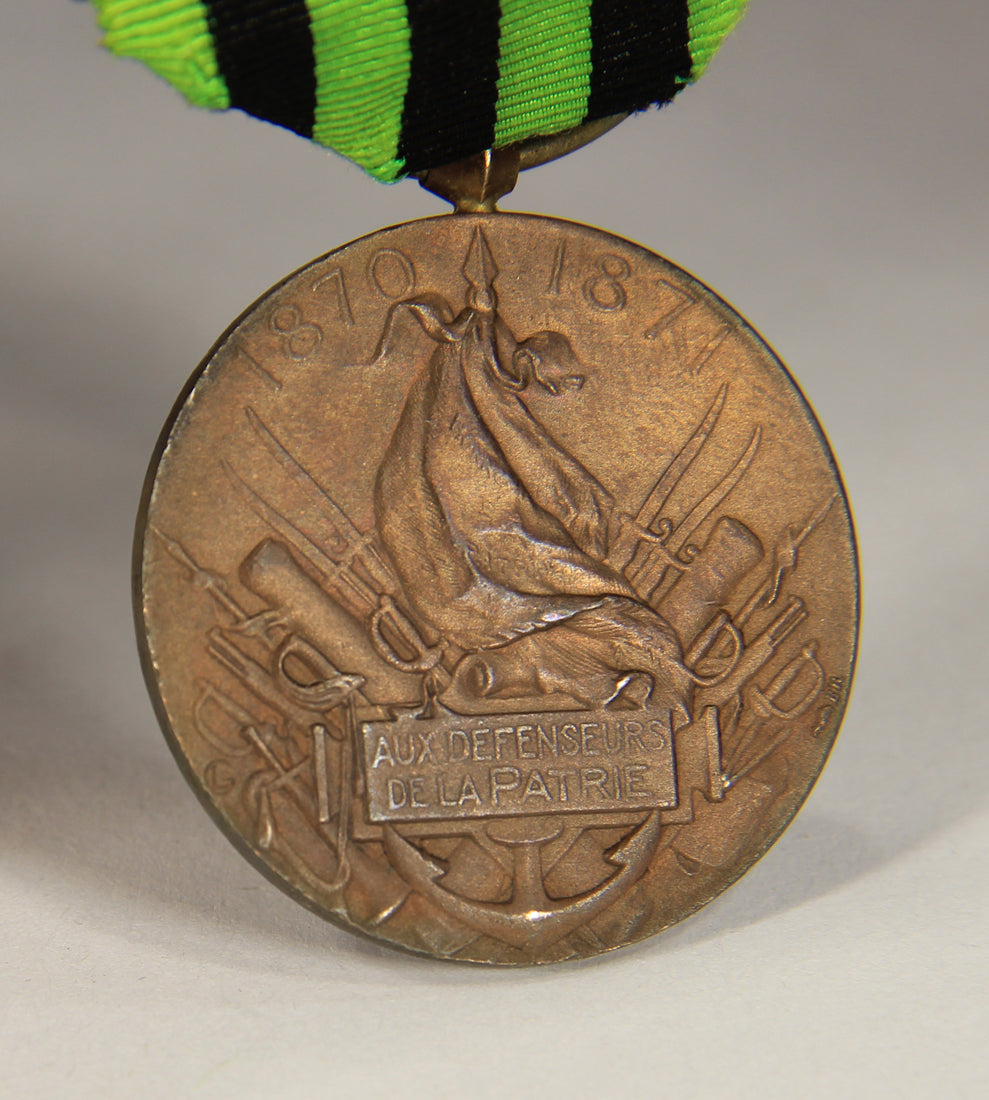 France 1911 Médaille Commémorative De La Guerre 1870-71 Engagé Volontaire Bronze L022018