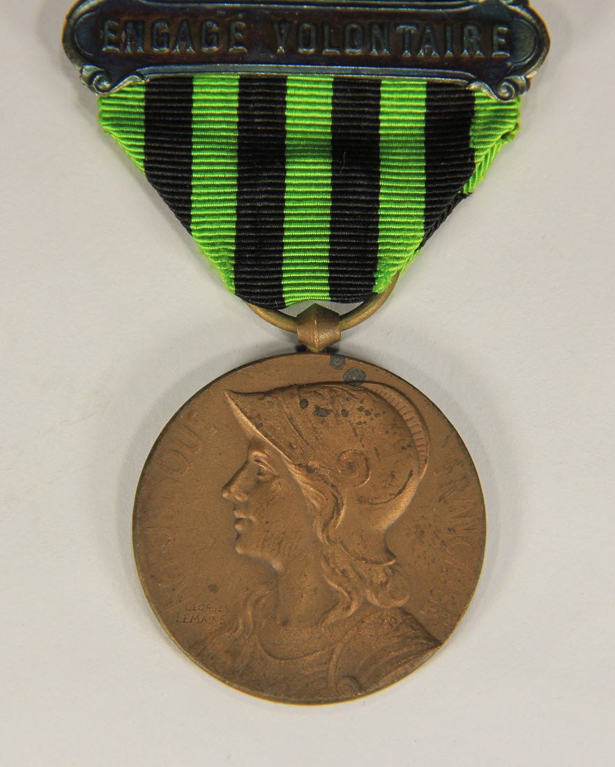 France 1911 Médaille Commémorative De La Guerre 1870-71 Engagé Volontaire Bronze L022018
