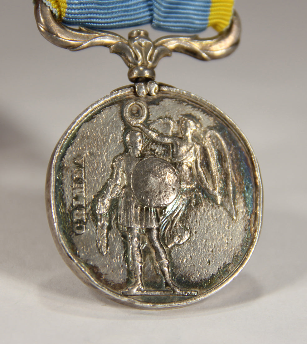 Great Britain 1854 Crimea Medal Dot Variant Unnamed With 2 x Clasps - Silver L022020