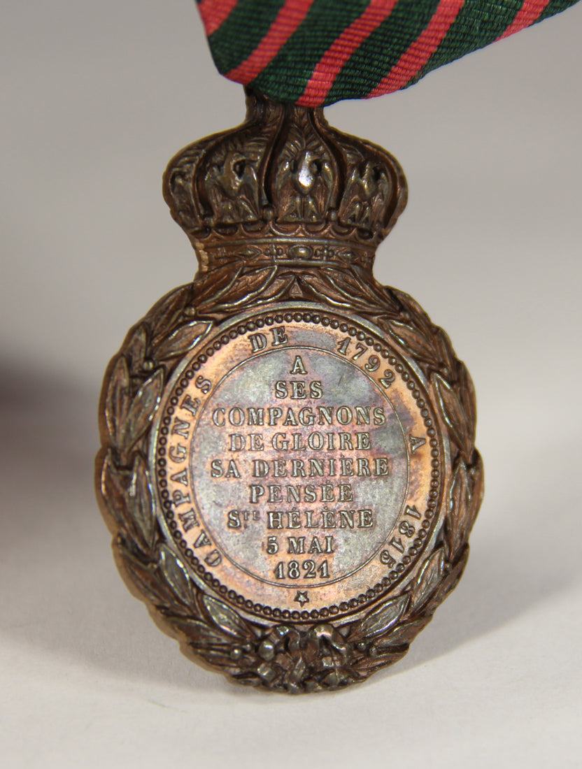 France 1857 Médaille De Sainte-Hélène - Saint Helena Medal - Napoleon Bronze L022021