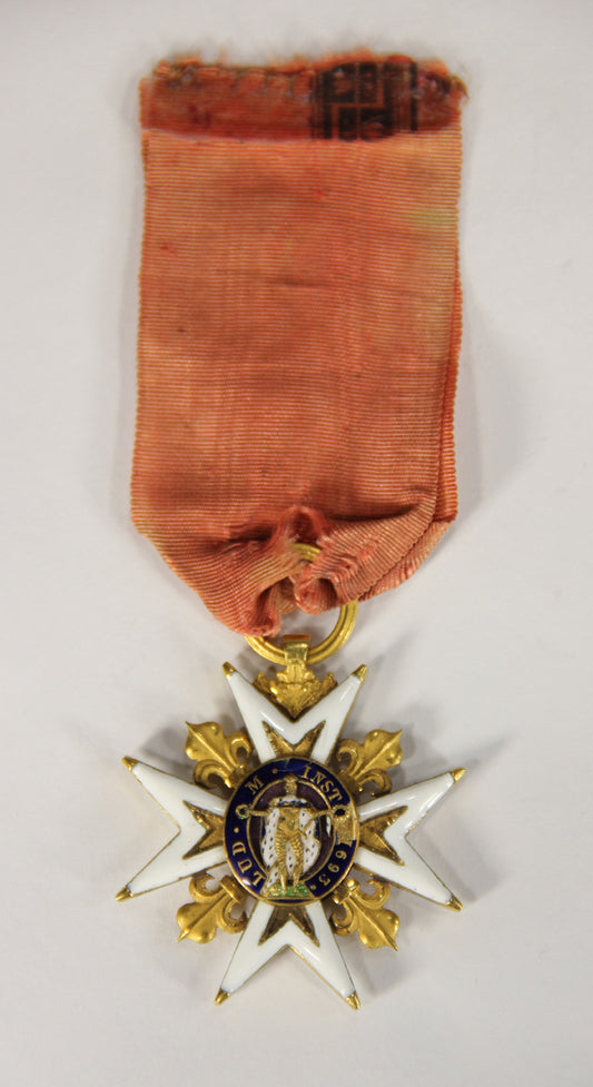 France 1824 Ordre Royal Et Militaire De Saint-Louis - Modèle Louis XVI 1760-1792 Gold L022022