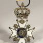 France 1814 Décoration Du Lys Louis XVIII Decoration Of The Lily Couronne Croix Silver L022025