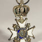 France 1814 Décoration Du Lys Louis XVIII Decoration Of The Lily Couronne Croix Silver L022025