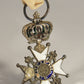France 1814 Décoration Du Lys Louis XVIII Decoration Of The Lily Couronne Croix Silver L022025