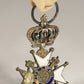 France 1814 Décoration Du Lys Louis XVIII Decoration Of The Lily Couronne Croix Silver L022025