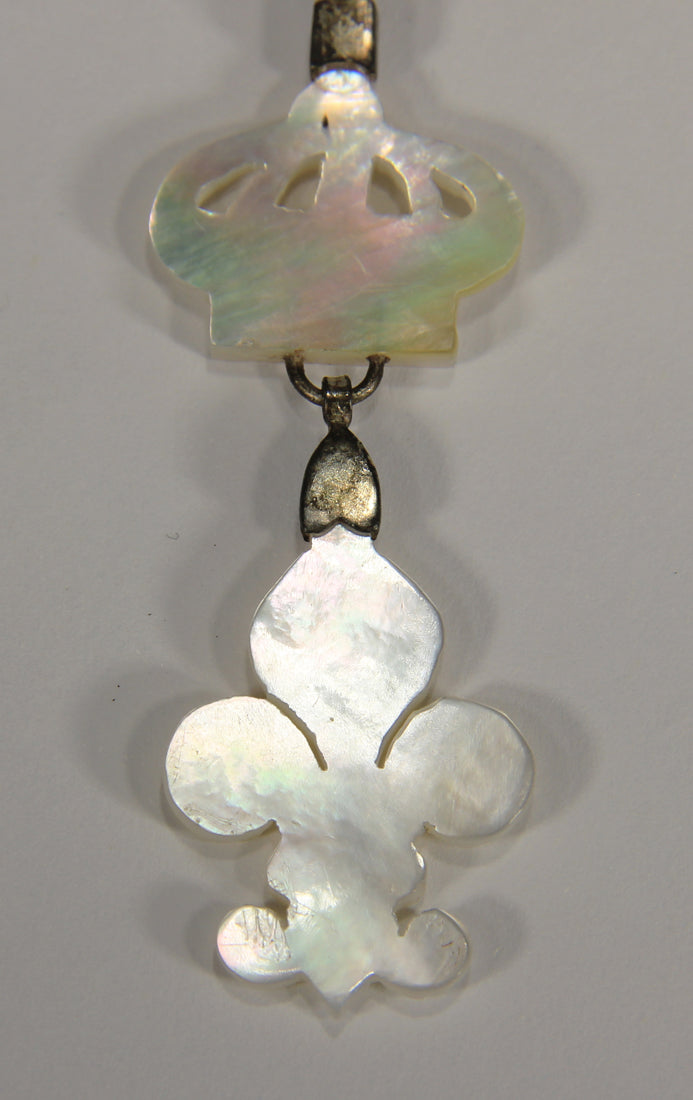 France 1814 Décoration Du Lys Louis XVIII - RARE Nacre - Mother Of Pearl Variant L022027