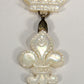 France 1814 Décoration Du Lys Louis XVIII - RARE Nacre - Mother Of Pearl Variant L022027
