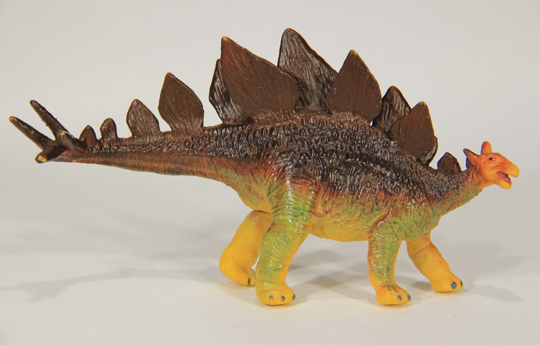 Dinosaur Safari 1996 Stegosaurus Toy 3 Inch Tall Great Colors L000361