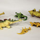 Dinosaurs Set of 7 Mini From 1 to 2 Inch Tall Great Colors And Types L000365
