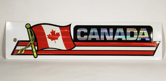 Canada Vintage Car Bumper Reflective Sticker Original L000495