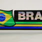 Brazil Vintage Car Bumper Reflective Sticker Original L000496