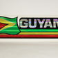 Guyana Vintage Car Bumper Reflective Sticker Original L000503