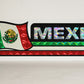 Mexico Country Vintage Car Bumper Reflective Sticker Original L000507