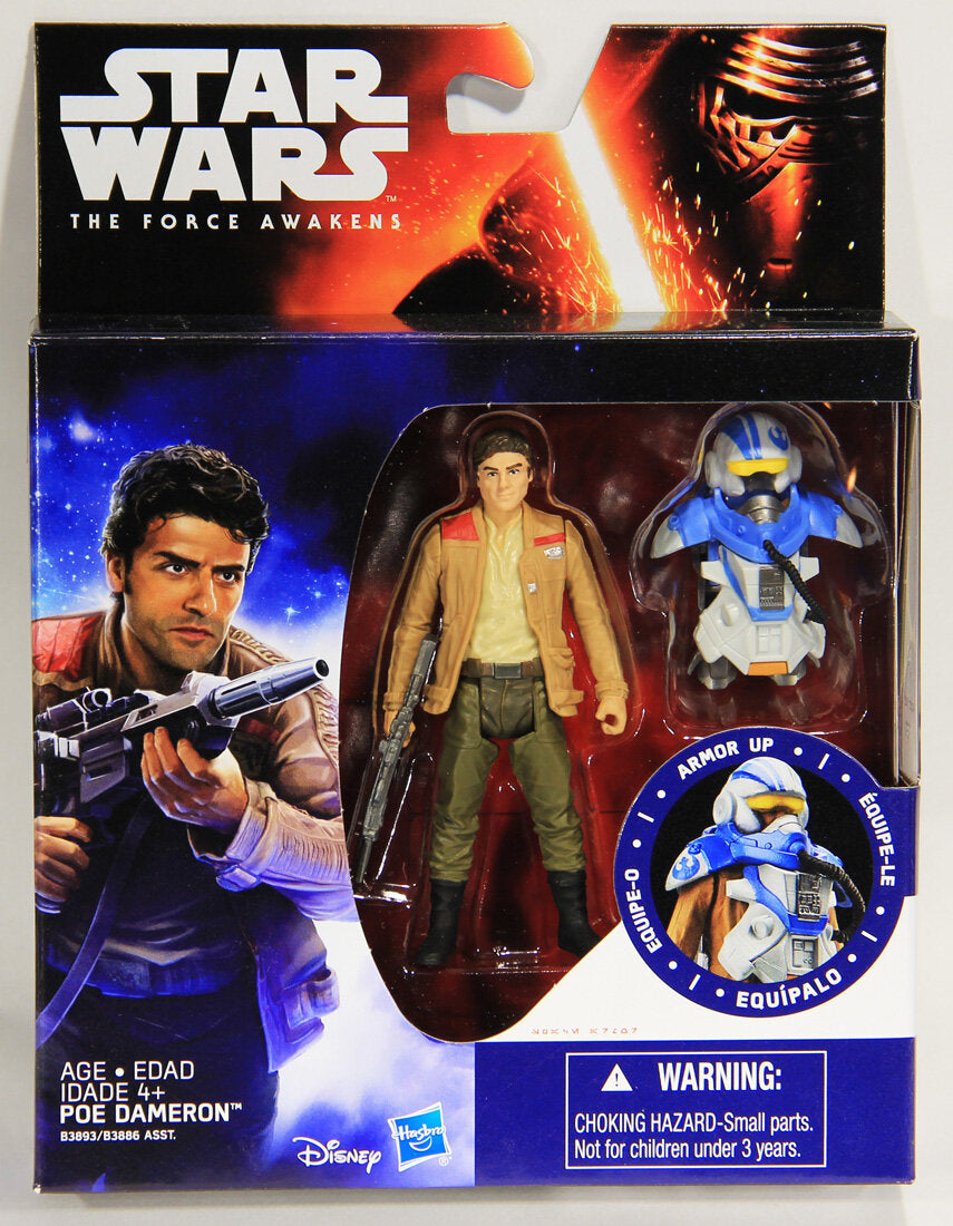 Star Wars Force Awakens Poe Dameron Armor Up Action Figure L001049