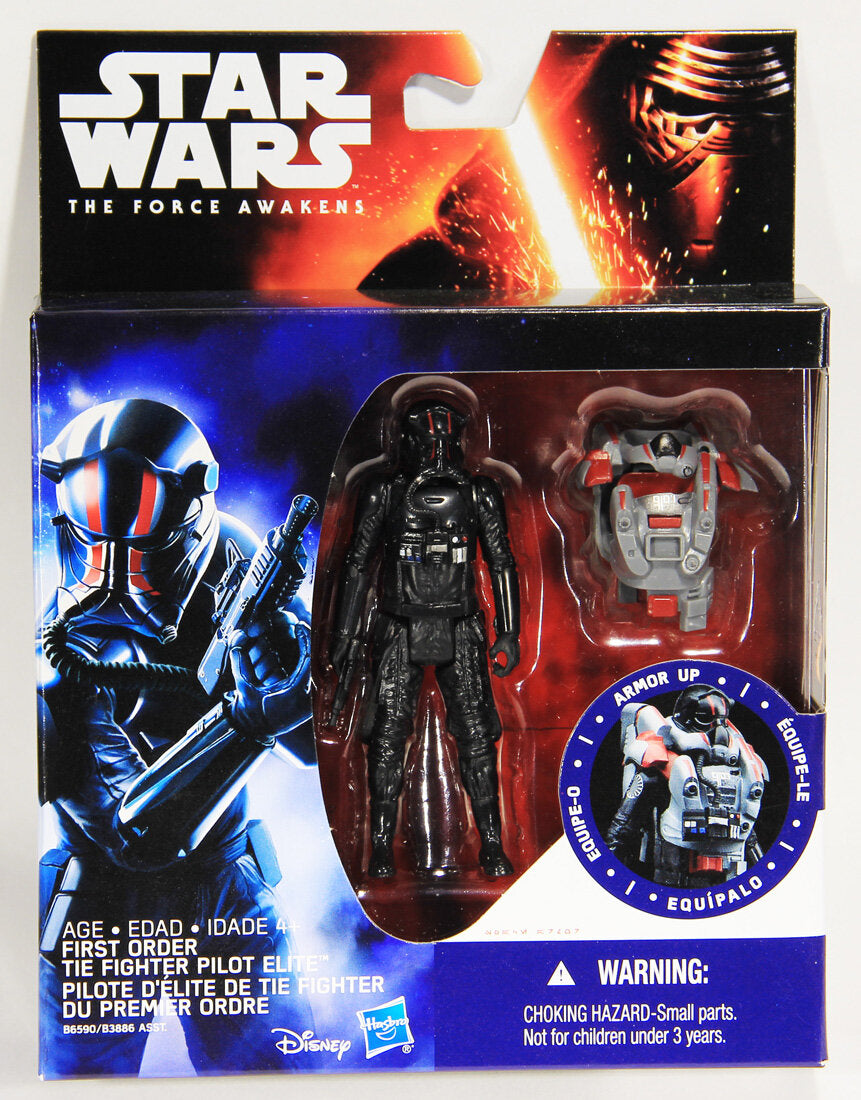 Star Wars Force Awakens Tie Fighter Pilot Armor Up Action Figure L001053