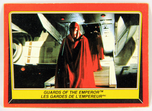 Star Wars ROTJ 1983 Trading Card #55 Guards Of The Emperor FR-ENG Canada L001425