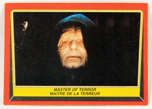 Star Wars ROTJ 1983 Trading Card #117 Master Of Terror FR-ENG Canada L001434