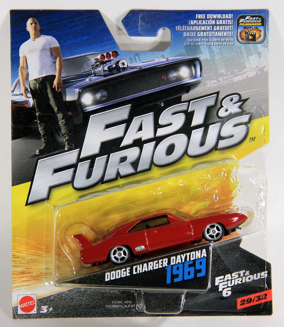 Mattel Die-Cast 2016 Dodge Charger Daytona Fast & Furious #29/32 L001451