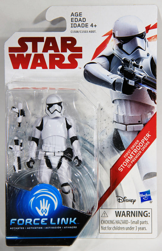 Star Wars First Order Stormtrooper The Last Jedi 3.75 Inch Action Figure MOC L001469
