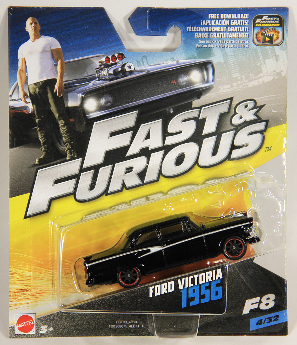 Mattel Die-Cast 2016 Ford Victoria 1956 Fast & Furious #4/32 L001592