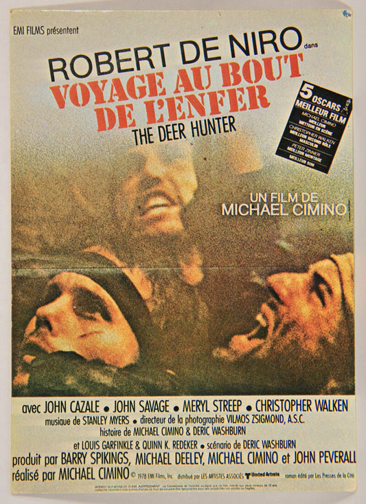 The Deer Hunter Vintage Foreign Movie Postcard Michael Cimino Robert De Niro L001733