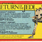 Star Wars ROTJ 1983 Trading Card #110 Chewbacca Triumphant FR-ENG Canada L001743