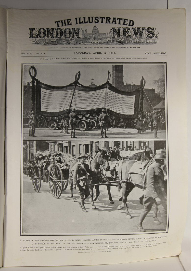 The Illustrated London News April 12, 1919 Ex-Emperor Karl in Switzerland L001809