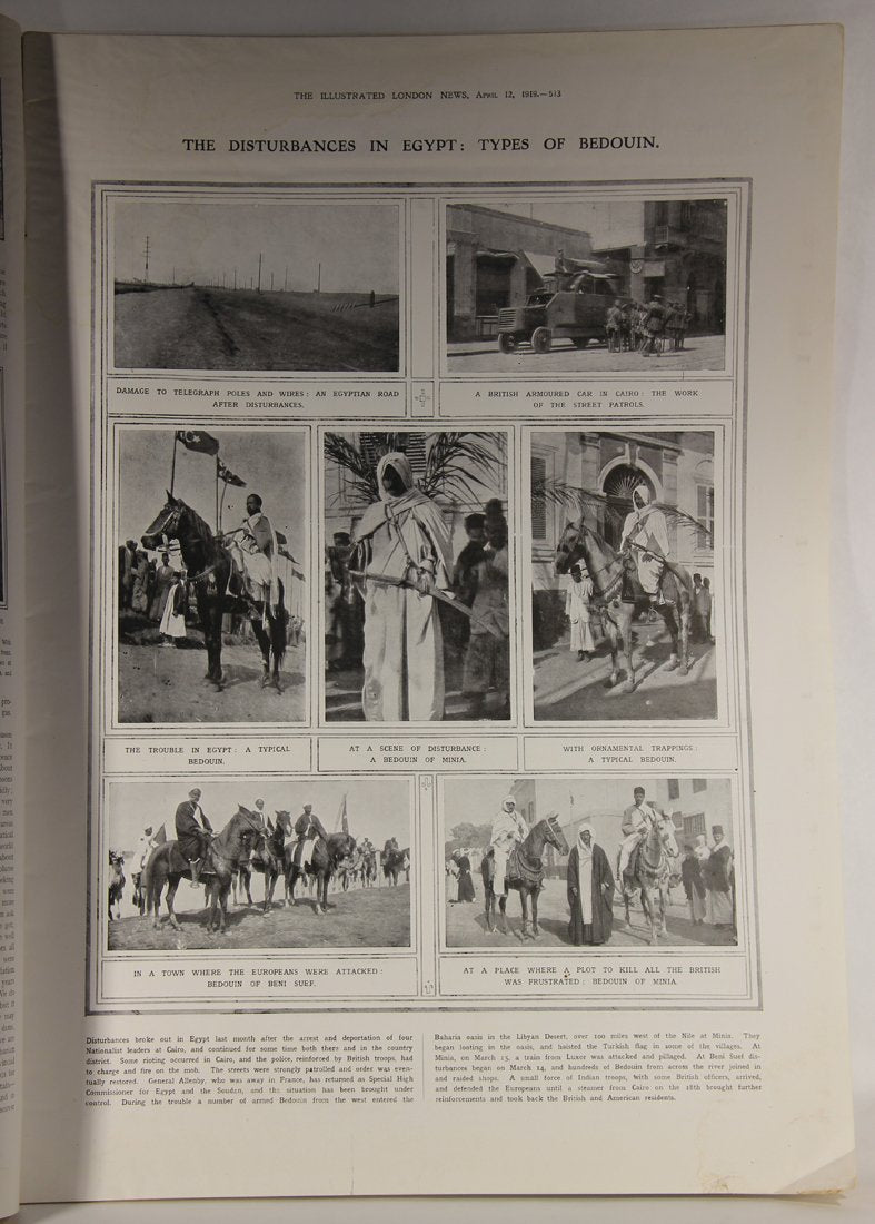 The Illustrated London News April 12, 1919 Ex-Emperor Karl in Switzerland L001809