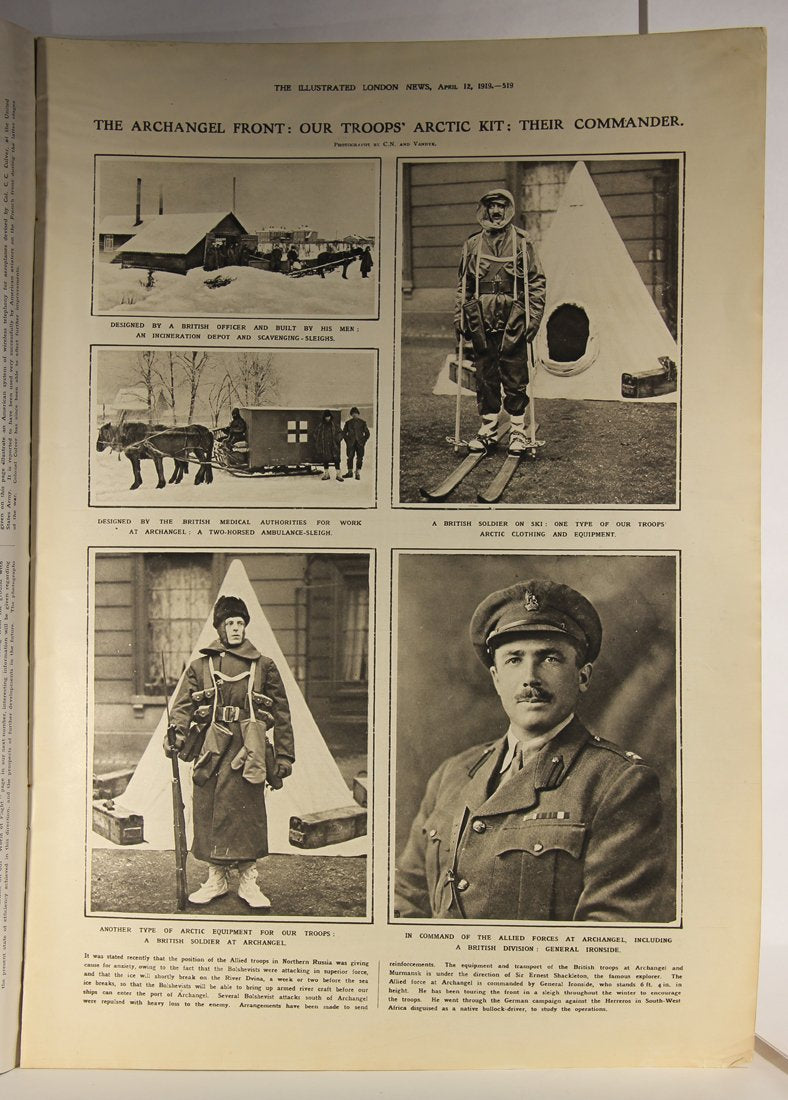 The Illustrated London News April 12, 1919 Ex-Emperor Karl in Switzerland L001809