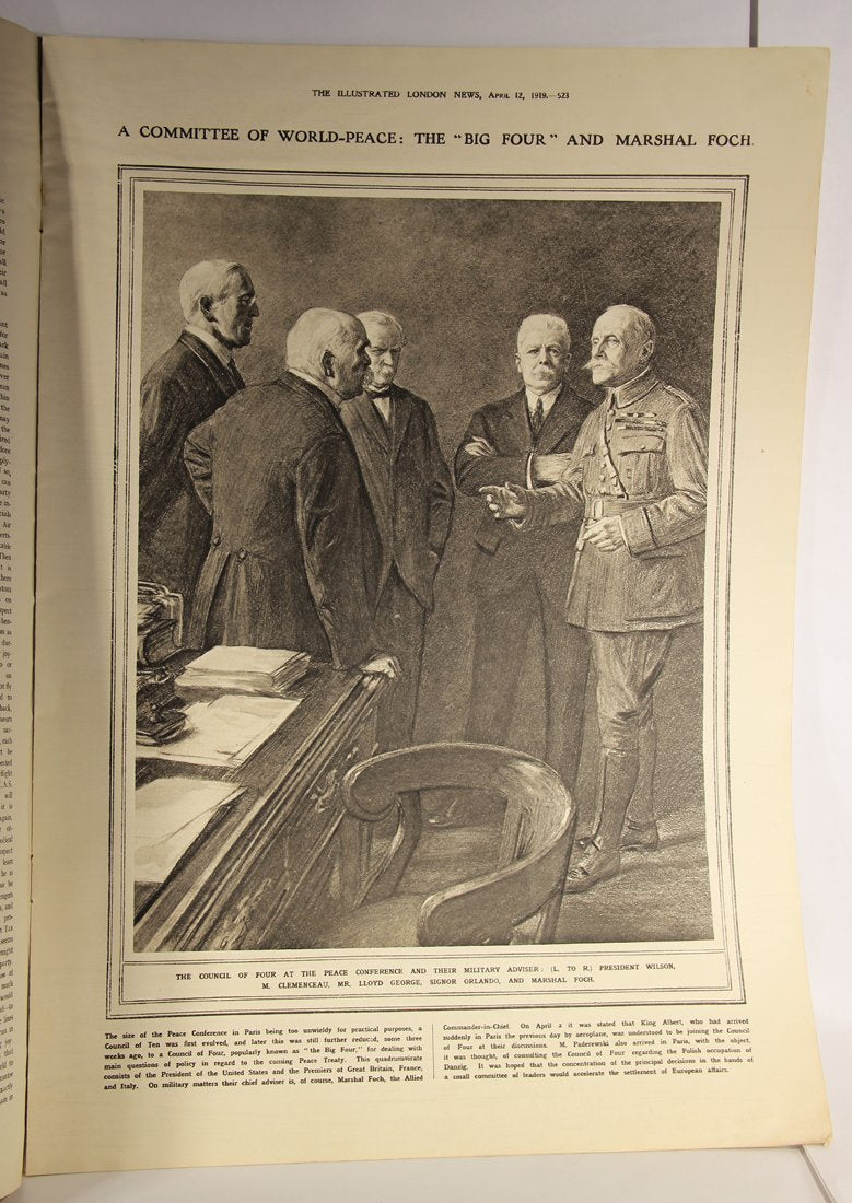 The Illustrated London News April 12, 1919 Ex-Emperor Karl in Switzerland L001809